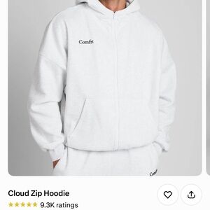 NWT Comfrt Cloud Zip Hoodie XL